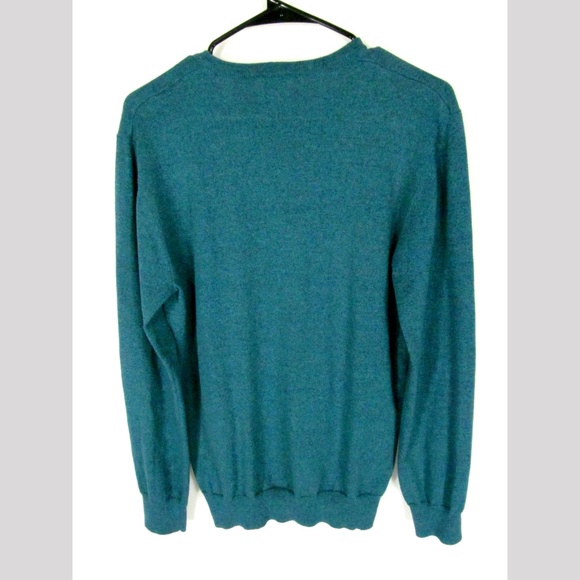 Old Navy Men's Sweater Size S Teal V-Neck - Picture 4 of 4